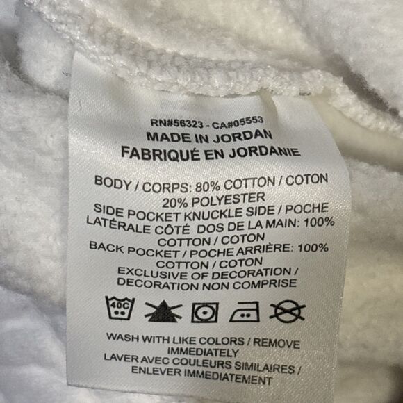 Nike Sportswear Club Fleece Jogger BV2671-100 Men’s Size Large White Logo Swoosh - Picture 12 of 13